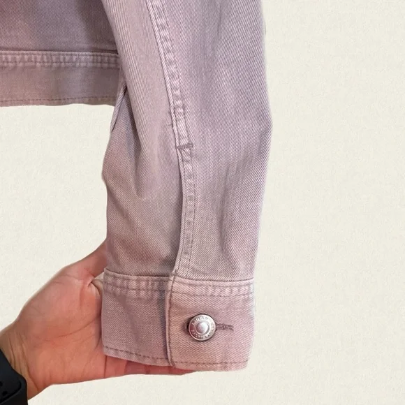 Lauren Ralph Lauren Lavender Denim Jacket NWT - Picture 4 of 11